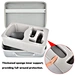Internal Zippered Mesh Pocket Storing Charging Cables And VR Face Cover